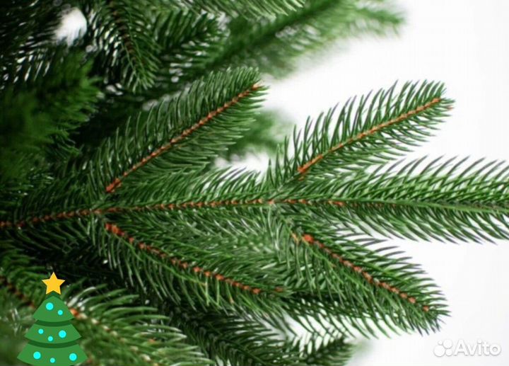 Новогодняя ель литая 2,1 м, premium