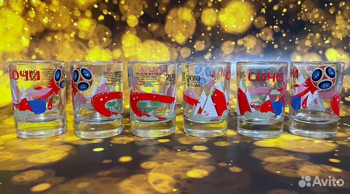 Набор стопок Fifa (6шт). Чемпионат мира 2018