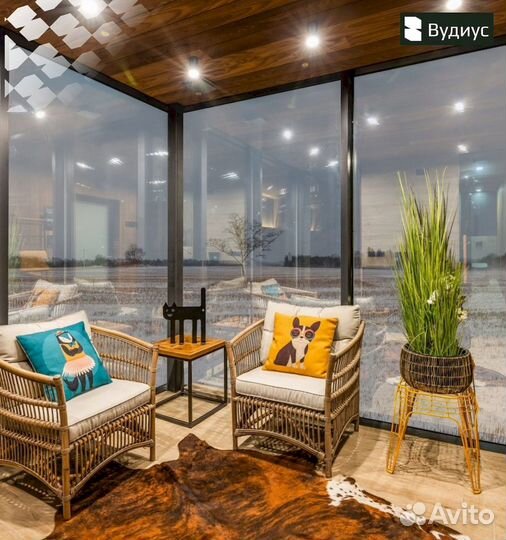 Модульный дом с сауной для глэмпинга под ключ