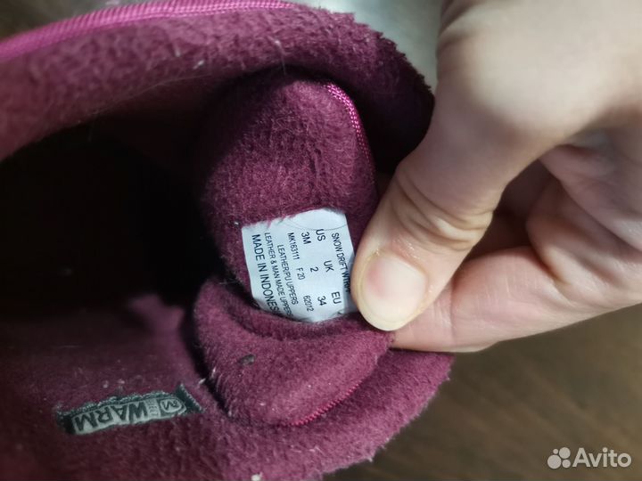 Ботинки зимние детские Merrell