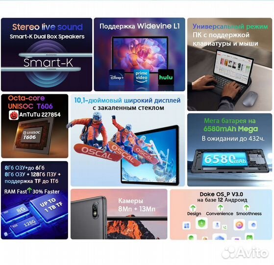 Планшет Blackview 4G 8/128 Новый