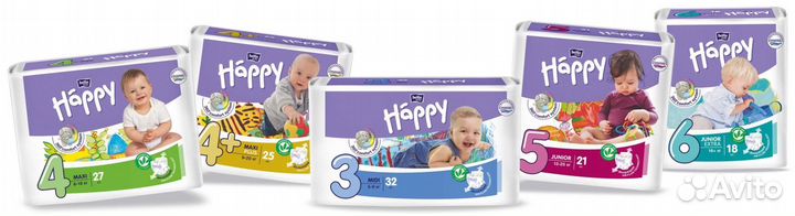 Подгузники для детей bella Happy