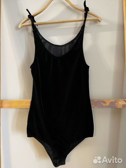 Боди бархатное размер S