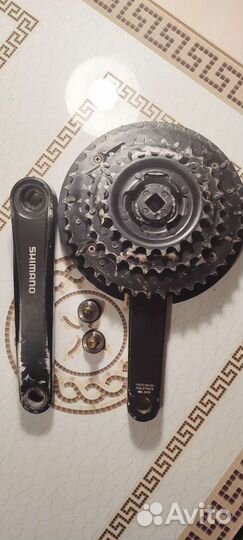 Система шатунов shimano altus alivio; suntour, GXP