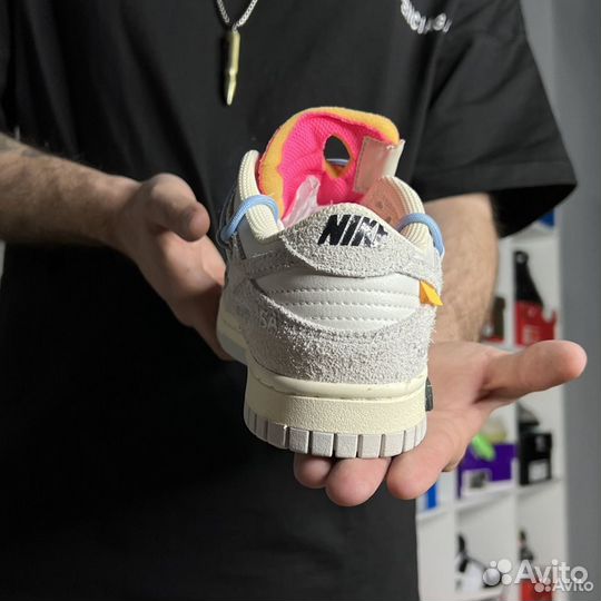 Кроссовки Nike sb dunk low off white женские