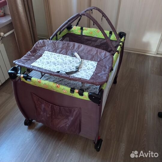 Детская кровать манеж
