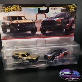 Hot Wheels Premium 2pack raptor & bronko