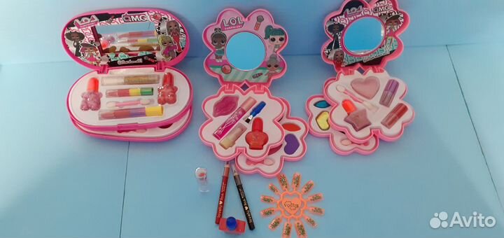 Детская косметика LoL omg в косметичках, 3 модели