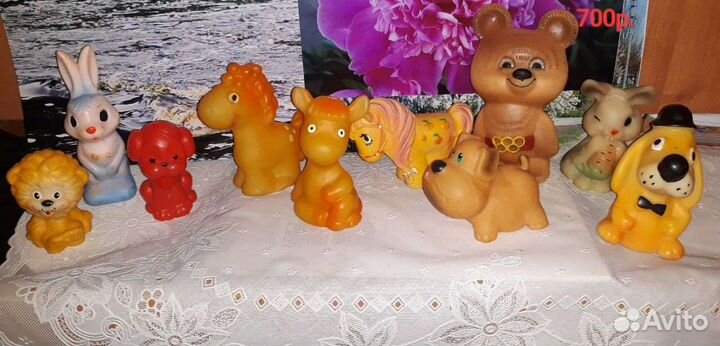 Резиновые игрушки СССР