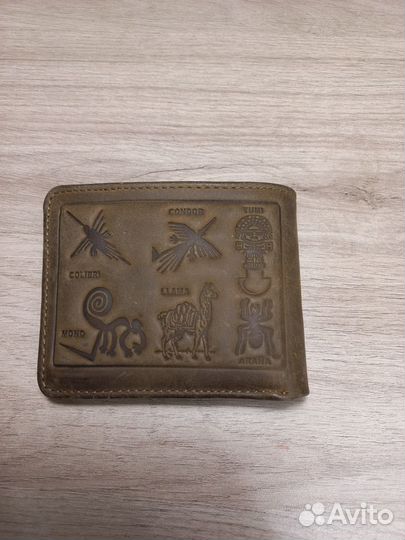 Кошелек мужской кожаный