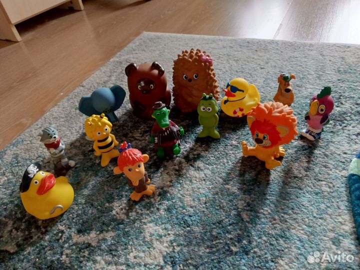 Резиновые игрушки из мультиков
