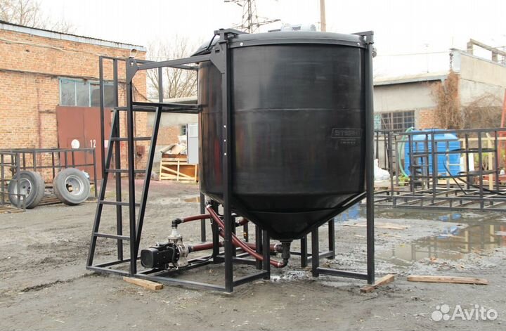 Растворный узел для приготовления жку