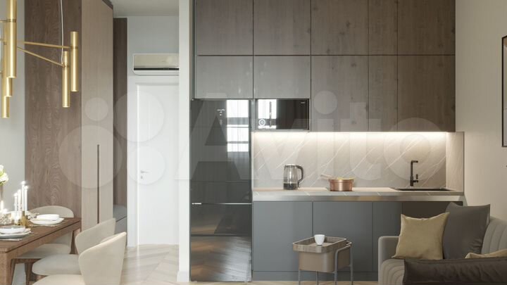 Гостиница, 21.6 м²