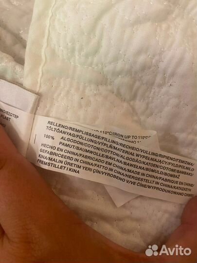 Плед покрывало zara home 280*270 бархат