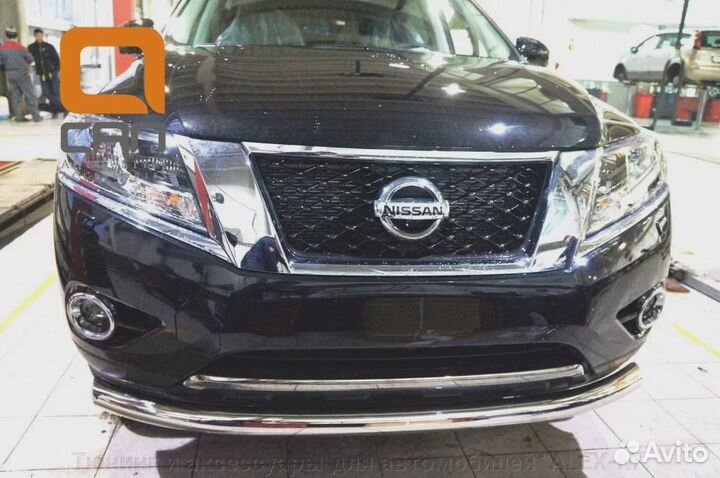 Защита переднего бампера Nissan Pathfinder R52