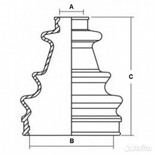 Пыльник шрус AT-03081