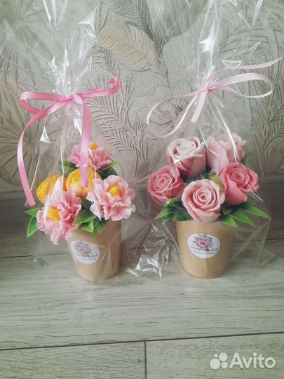 Букеты из мыла