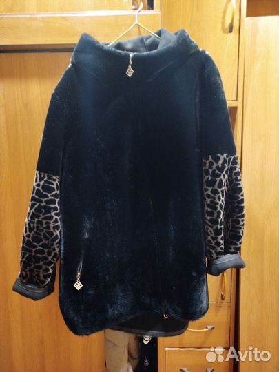 Пятигорская коротенькая экошубка, размер 58-60