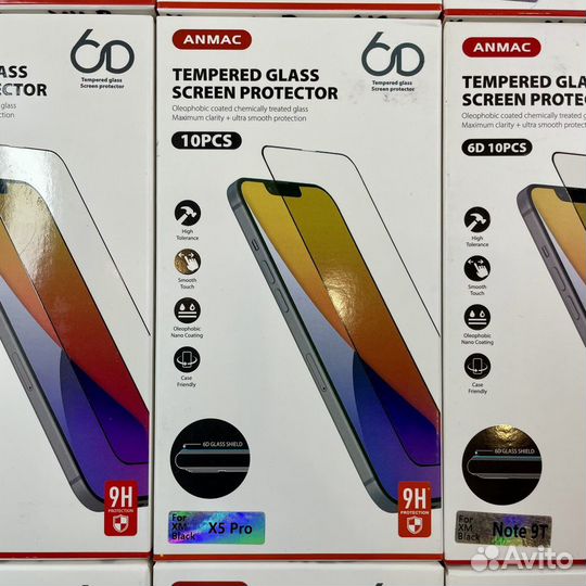 Качественное защитное стекло iPhone Samsung Xiaomi