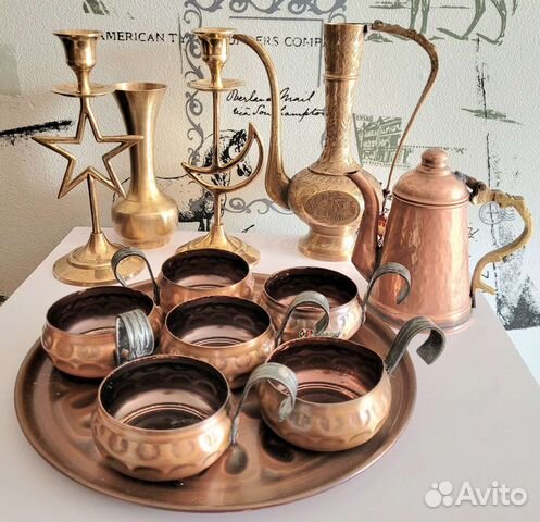 Чайник, кувшин, ваза бронза