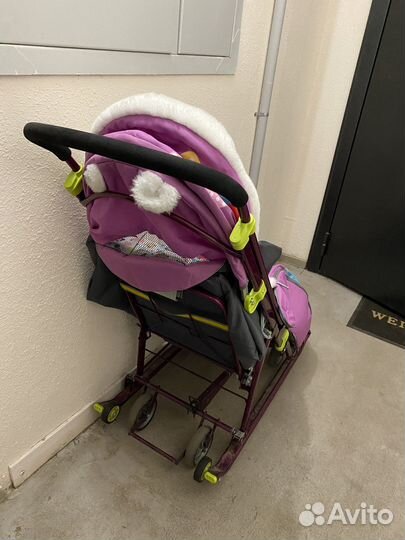 Детские санки коляска