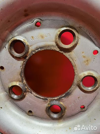 Диск штампованный R-15 оригинальный Фольксваген лт