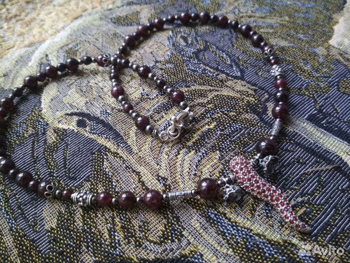 Колье amulet гранатовое