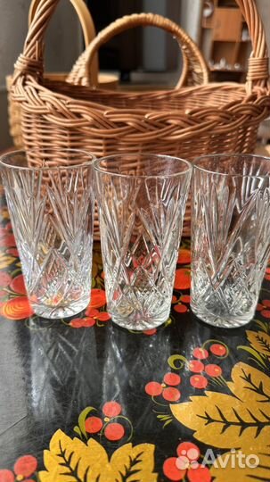 Хрустальные стаканы СССР
