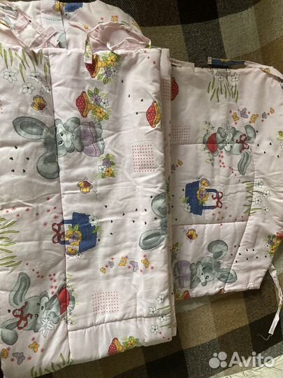 Бортики на кроватку