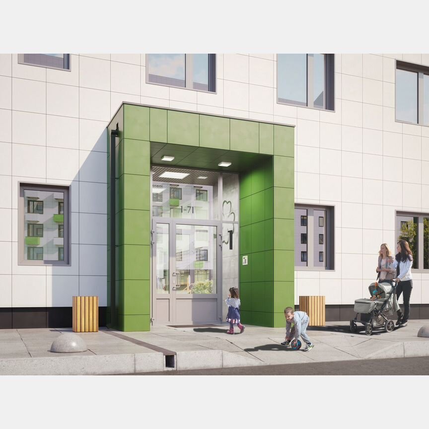 1-к. квартира, 34,1 м², 6/9 эт.