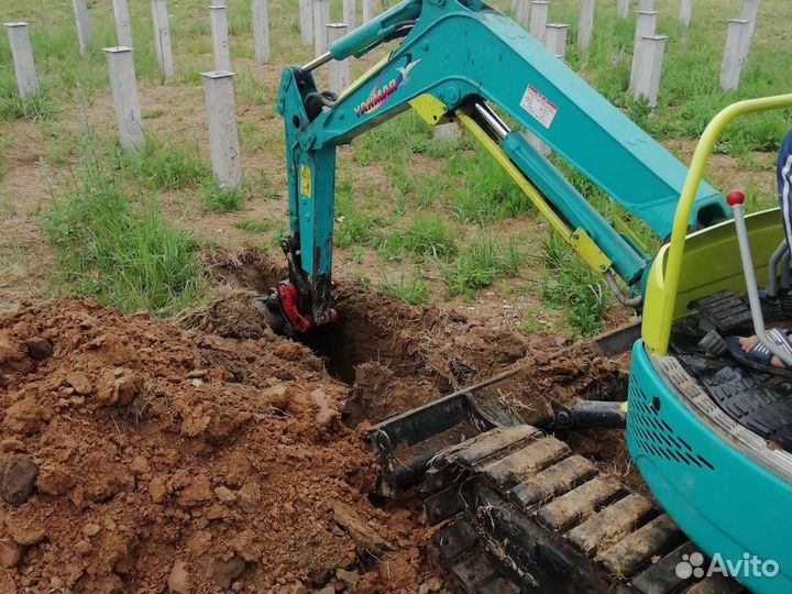Услуги Мини-экскаватора