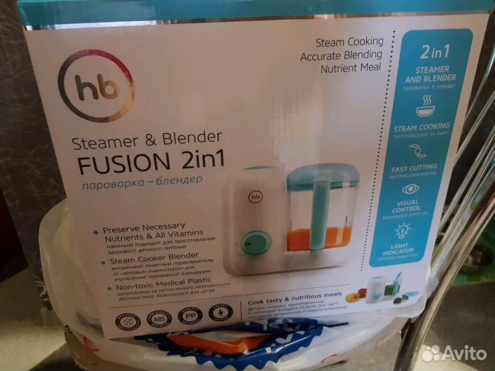 Пароварка-блендер hb