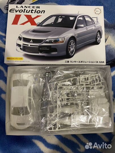 Сборная модель 1/24 mitsubishi lancer fujimi