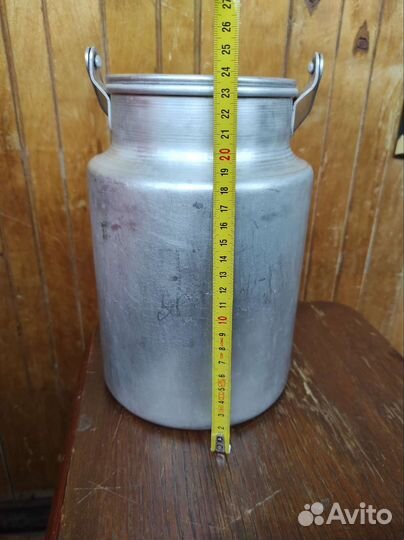 Алюминиевый бидон СССР. 4 литра