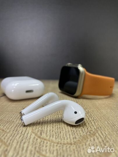 Беспроводные наушники apple airpods 2