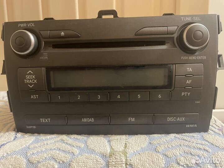 Автомагнитола toyota corolla 150