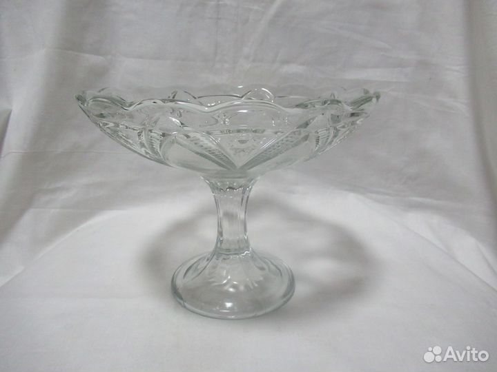 Конфетница. Фруктовница. Стекло. СССР