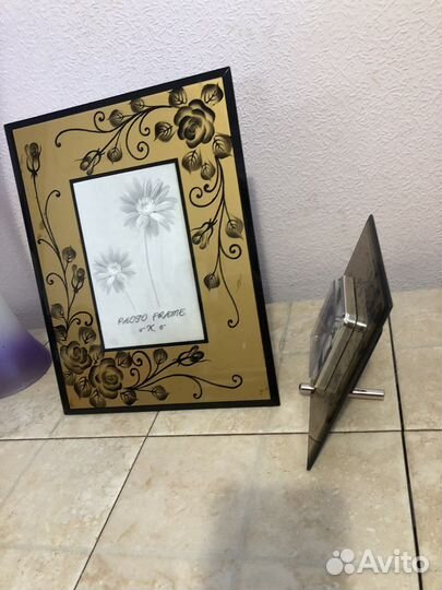 Часы и фоторамка