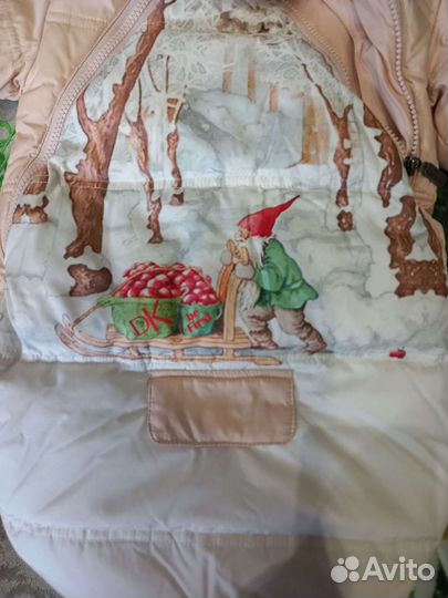 Конверт на выписку зимний для девочки