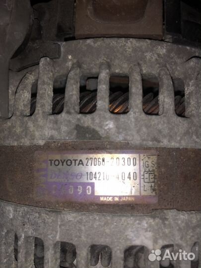 Генератор тойота лексус