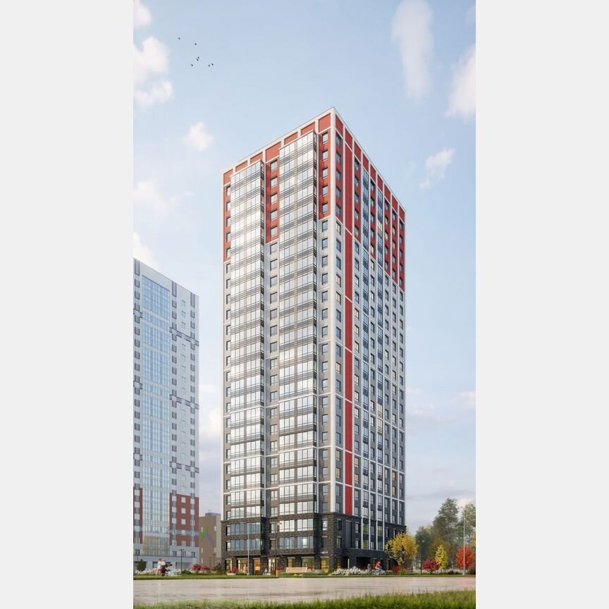 3-к. квартира, 65 м², 15/25 эт.