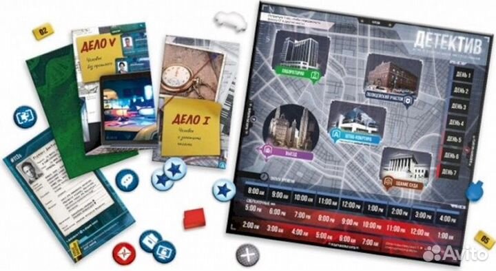 Настольная игра Детектив: игра о современном расс