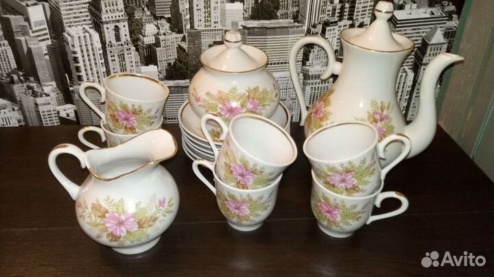 Кофейный сервиз СССР, 6 персон