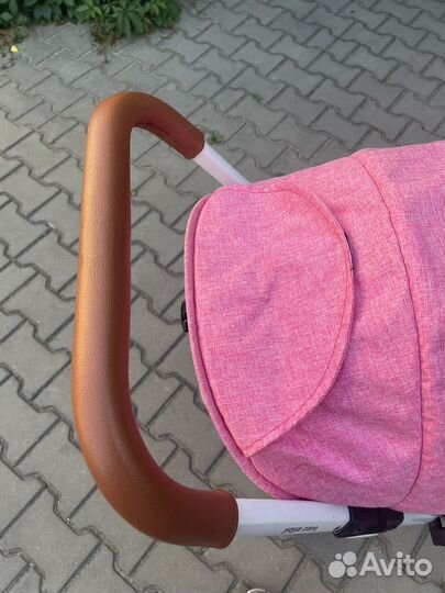 Прогулочная коляска yoya care розовая