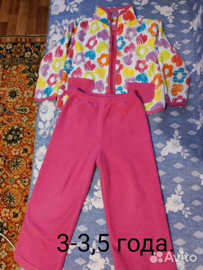 Тёплые костюмы для девочки