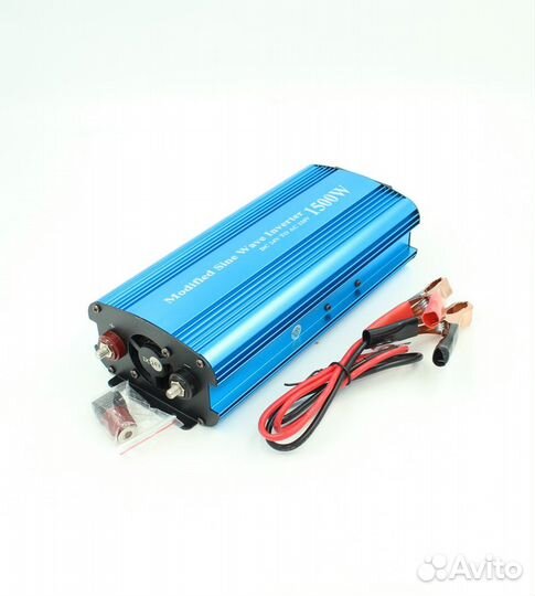 Инвертор с 24 v на 220 v 1500 w