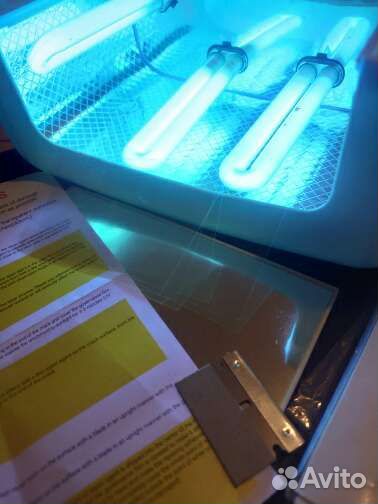 Набор Ремонта Стекла скола трещин UF Лампа Клей Св