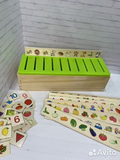 Сортер комодик-классификатор, развивающая игрушка