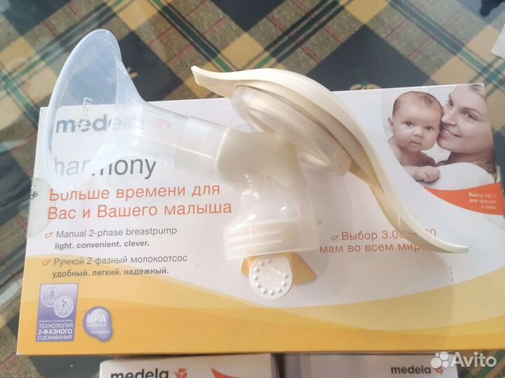 Молокоотсос ручной 2-фазный Medela harmony