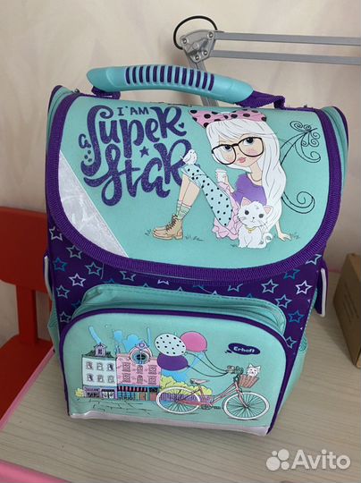 Рюкзак школьный для девочки бу